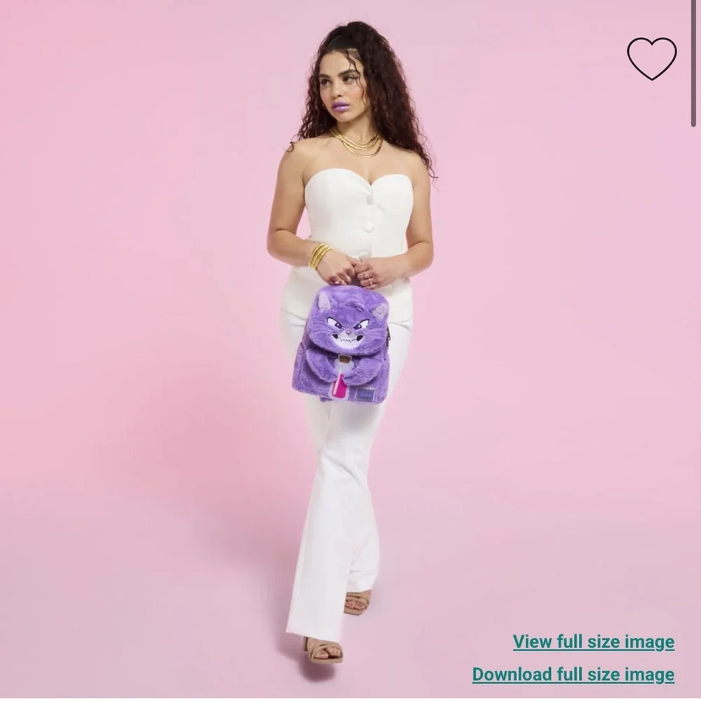 Loungefly The Emperor's New Groove Yzma Cat Plush Cosplay Mini Backpack